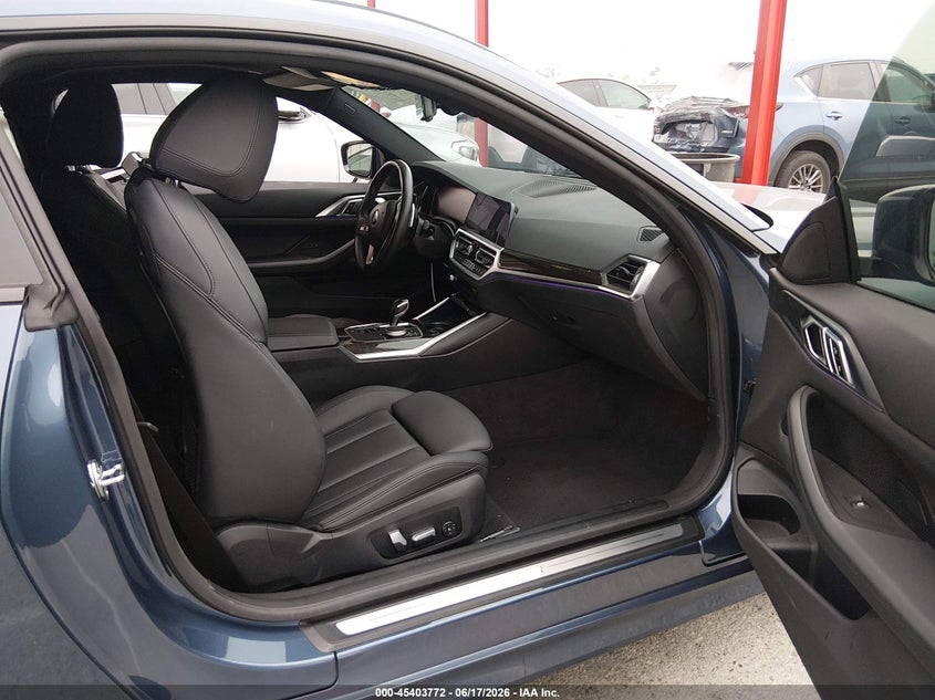 2021 BMW 4er VIN WBA53AP0XMCF74537 IAAI salvage auction — REAR END, Salvage Title, sold $11,200 on 2026-07-29 (photo 5)