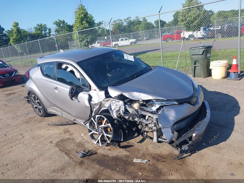 2018 Toyota C-hr VIN NMTKHMBX5JR039862 IAAI salvage auction — RIGHT FRONT, Salvage (Virginia), sold $2,900 on 2026-07-28 (photo 1)