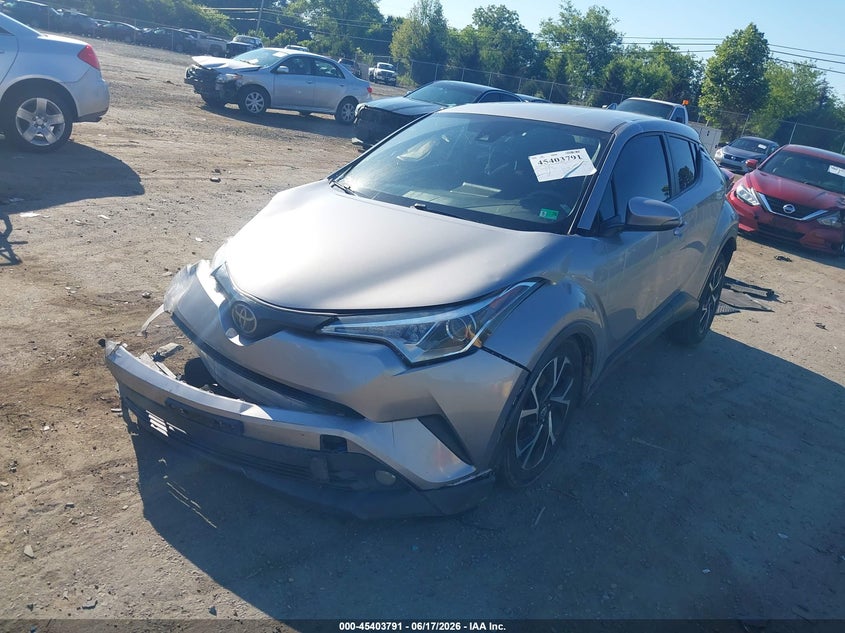 2018 Toyota C-hr VIN NMTKHMBX5JR039862 IAAI salvage auction — RIGHT FRONT, Salvage (Virginia), sold $2,900 on 2026-07-28 (photo 2)