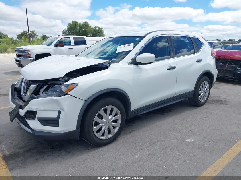 2018 Nissan Rogue VIN KNMAT2MT5JP566806 IAAI salvage auction — FRONT & REAR, Original (Texas), sold $925 on 2026-07-30 (photo 2)