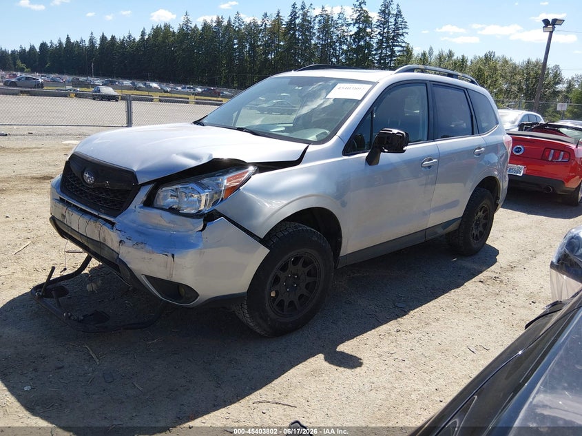 2015 Subaru Forester VIN JF2SJADC7FH808633 IAAI salvage auction — FRONT END, Salvage Title, sold $850 on 2026-07-15 (photo 2)