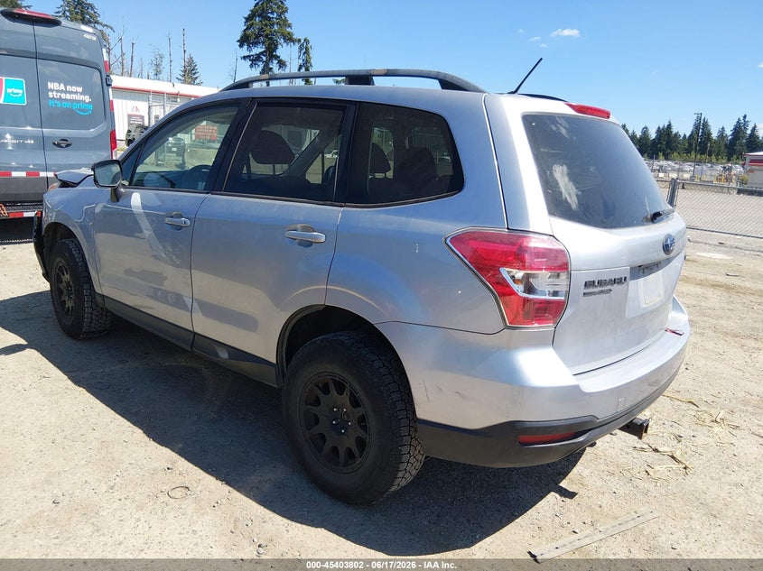 2015 Subaru Forester VIN JF2SJADC7FH808633 IAAI salvage auction — FRONT END, Salvage Title, sold $850 on 2026-07-15 (photo 3)