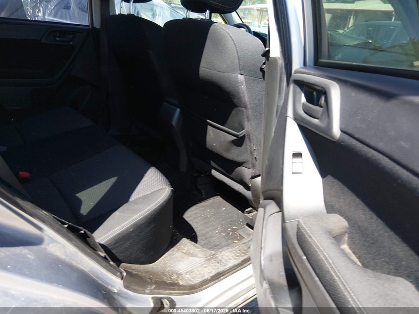 2015 Subaru Forester VIN JF2SJADC7FH808633 IAAI salvage auction — FRONT END, Salvage Title, sold $850 on 2026-07-15 (photo 8)