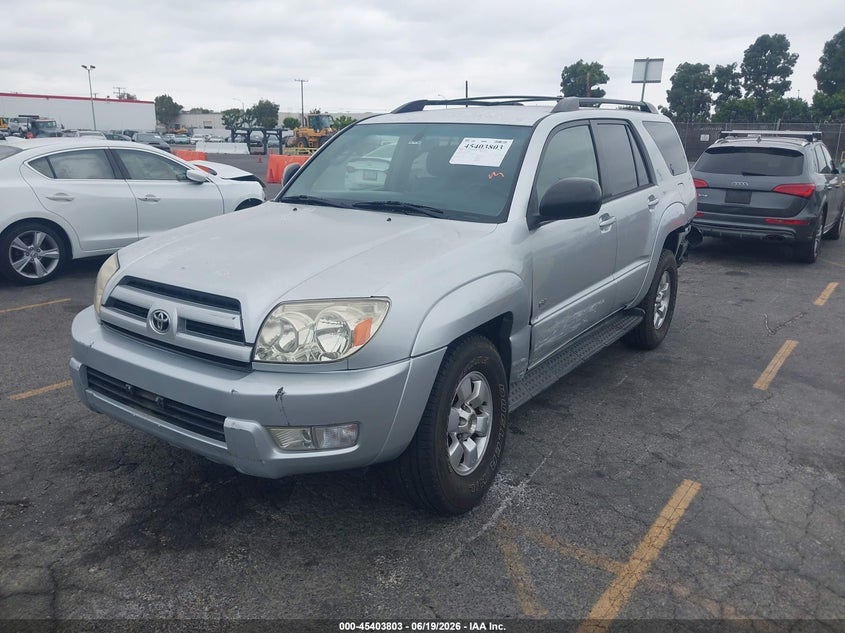 2003 Toyota 4runner VIN JTEZU14RX30010724 IAAI salvage auction — REAR END, Salvage (California), sold $2,150 on 2026-07-17 (photo 2)