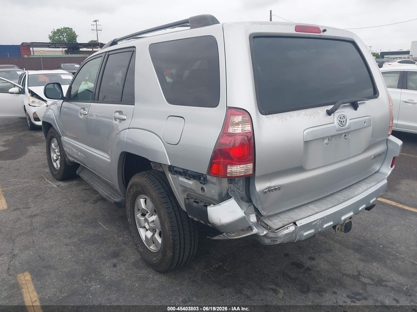 2003 Toyota 4runner VIN JTEZU14RX30010724 IAAI salvage auction — REAR END, Salvage (California), sold $2,150 on 2026-07-17 (photo 3)