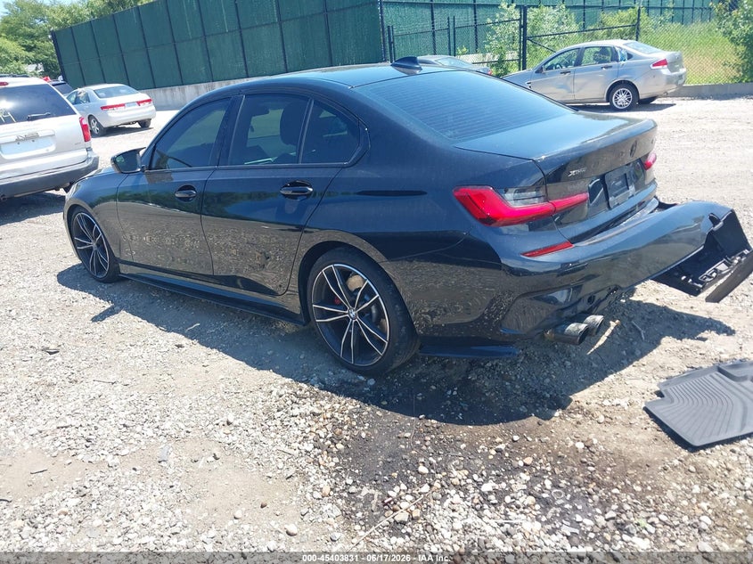2021 BMW VIN 3MW5U9J07M8B59684 IAAI salvage auction — RIGHT SIDE, Salvage Title, sold $20,200 on 2026-08-25 (photo 3)