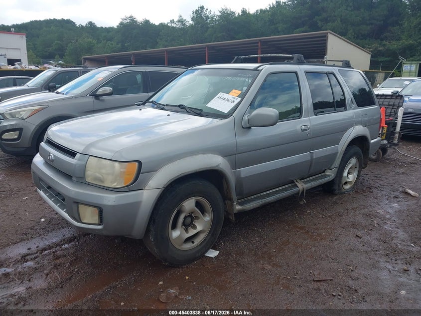 2001 Infiniti Qx4 VIN JNRDR07XX1W104195 IAAI salvage auction — RIGHT SIDE, Clear (Alabama), sold $225 on 2026-07-15 (photo 2)