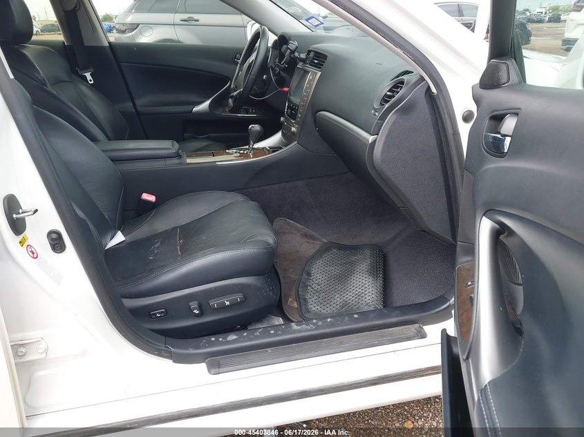 2013 Lexus Is VIN JTHBF5C2XD2103193 IAAI salvage auction — WATER/FLOOD, Salvage (Texas), sold $300 on 2026-07-22 (photo 5)