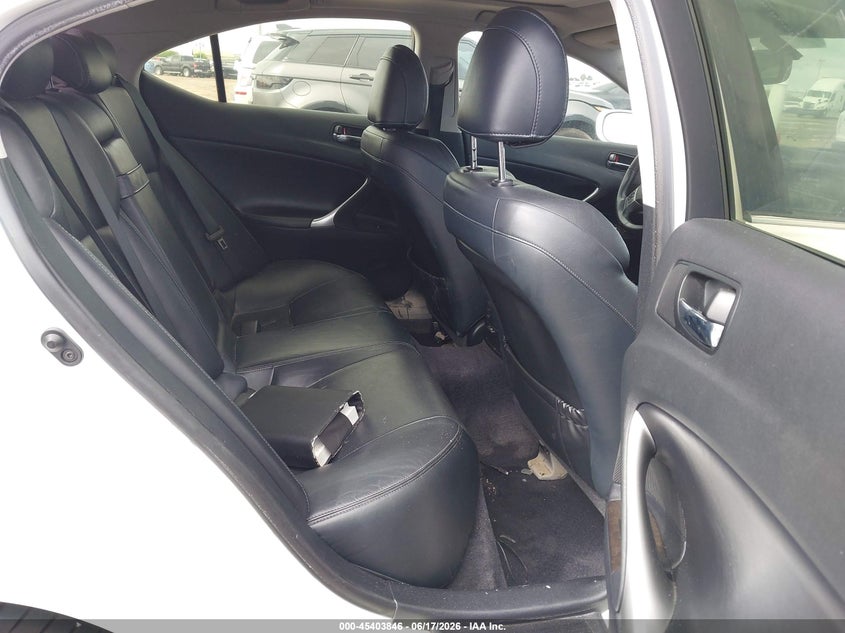 2013 Lexus Is VIN JTHBF5C2XD2103193 IAAI salvage auction — WATER/FLOOD, Salvage (Texas), sold $300 on 2026-07-22 (photo 8)