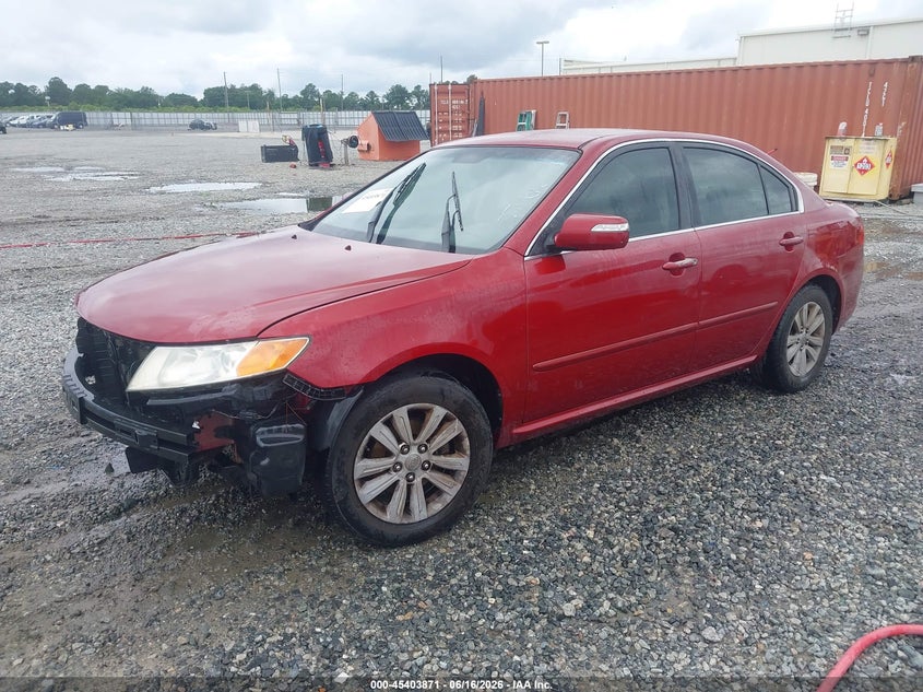2010 Kia Optima VIN KNAGG4A80A5447774 IAAI salvage auction — FRONT END, Repossession Paperwork (Georgia), sold $375 on 2026-07-20 (photo 2)