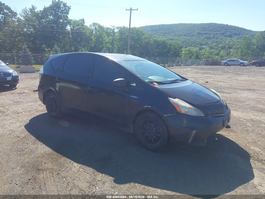 2014 Toyota Prius v VIN JTDZN3EU9E3326262 IAAI salvage auction — NORMAL WEAR, Clear (Pennsylvania), sold $600 on 2026-07-23 (photo 1)