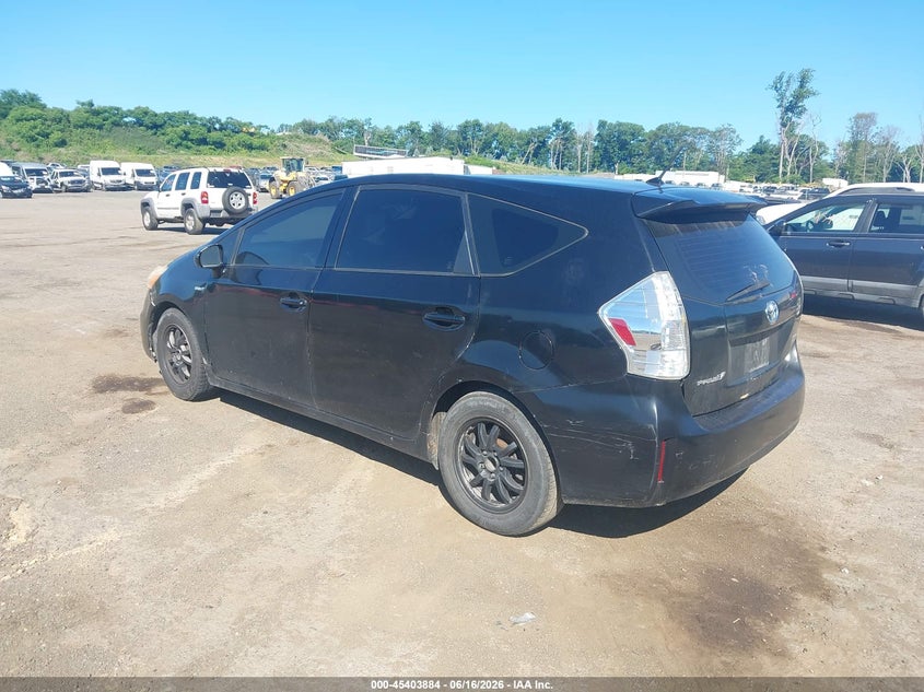 2014 Toyota Prius v VIN JTDZN3EU9E3326262 IAAI salvage auction — NORMAL WEAR, Clear (Pennsylvania), sold $600 on 2026-07-23 (photo 3)