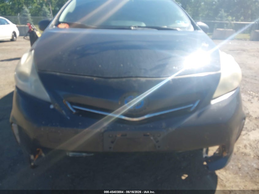 2014 Toyota Prius v VIN JTDZN3EU9E3326262 IAAI salvage auction — NORMAL WEAR, Clear (Pennsylvania), sold $600 on 2026-07-23 (photo 6)