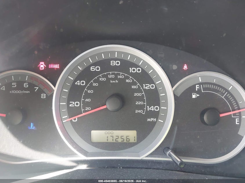 2011 Subaru Impreza VIN JF1GE6A69BG502379 IAAI salvage auction — NORMAL WEAR, Clear (New Jersey), sold $400 on 2026-07-09 (photo 7)