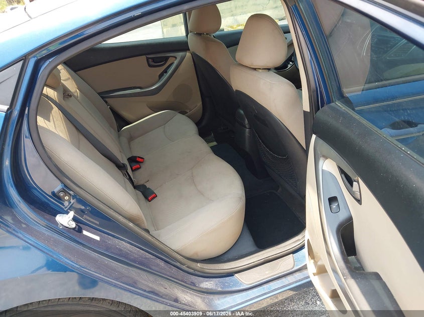 2016 Hyundai Elantra VIN KMHDH4AEXGU483166 IAAI salvage auction — NORMAL WEAR, Clear (Florida), sold $825 on 2026-07-23 (photo 8)