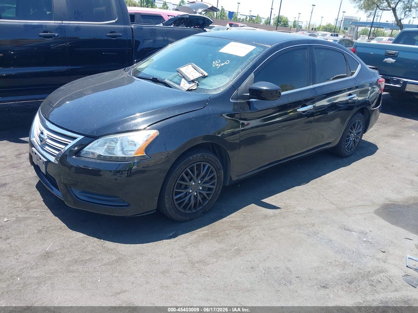 2014 Nissan Sentra VIN 3N1AB7AP3EL691167 IAAI salvage auction — REAR END, Salvage Title, sold $975 on 2026-07-24 (photo 2)