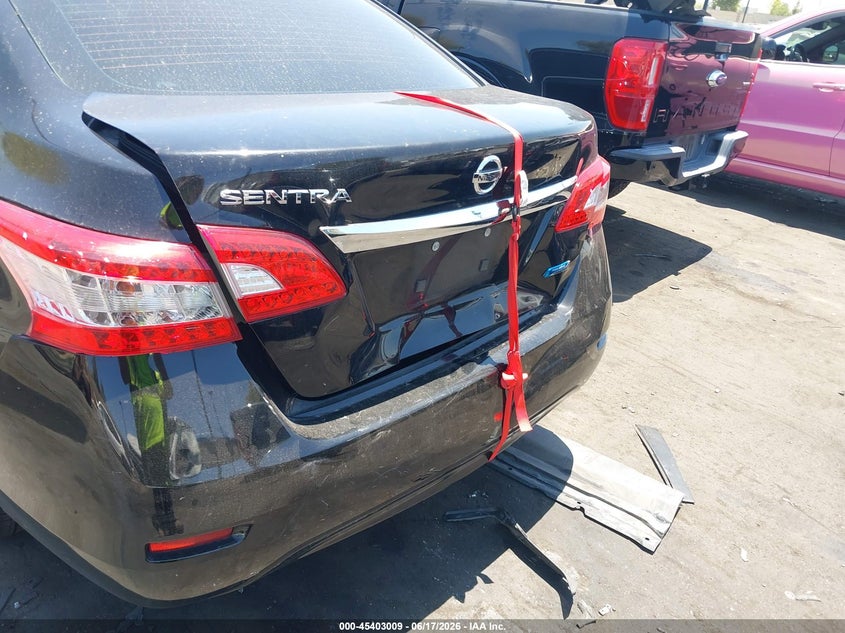 2014 Nissan Sentra VIN 3N1AB7AP3EL691167 IAAI salvage auction — REAR END, Salvage Title, sold $975 on 2026-07-24 (photo 6)