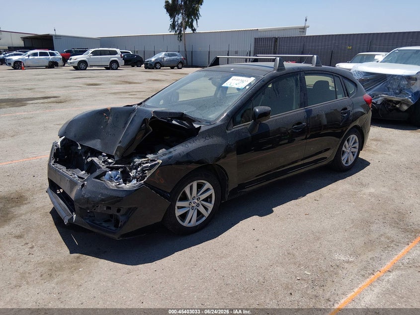 2016 Subaru Impreza VIN JF1GPAB61G8272642 IAAI salvage auction — FRONT END, Salvage Title, sold $350 on 2026-07-27 (photo 2)