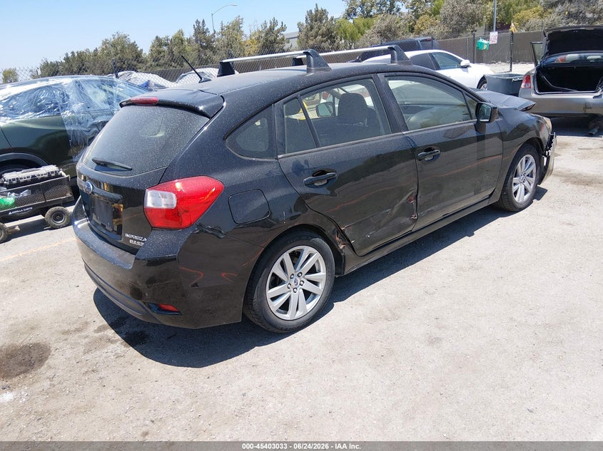 2016 Subaru Impreza VIN JF1GPAB61G8272642 IAAI salvage auction — FRONT END, Salvage Title, sold $350 on 2026-07-27 (photo 4)