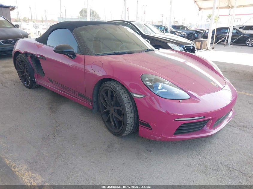 2024 Porsche 718 boxster VIN WP0CA2A84RK206028 — IAAI salvage auction photo