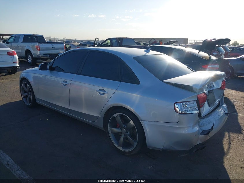 2011 Audi A4 VIN WAUEFAFL0BN053277 IAAI salvage auction — REAR END, Salvage (Arizona), sold $650 on 2026-07-07 (photo 3)