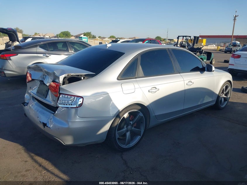 2011 Audi A4 VIN WAUEFAFL0BN053277 IAAI salvage auction — REAR END, Salvage (Arizona), sold $650 on 2026-07-07 (photo 4)