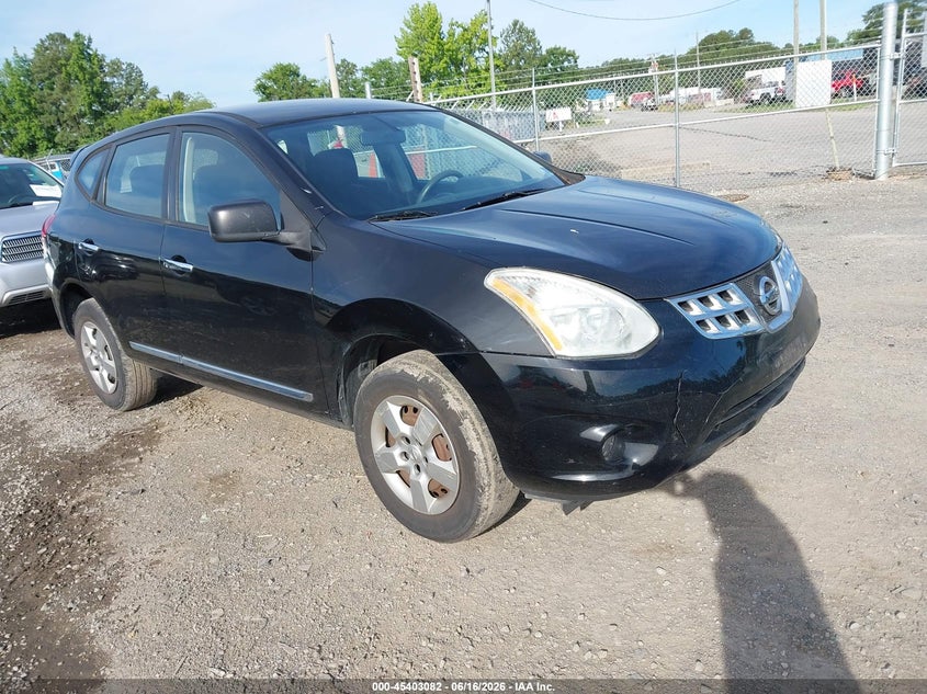 2013 Nissan Rogue VIN JN8AS5MV6DW637614 IAAI salvage auction — NORMAL WEAR, Clear (Virginia), sold $350 on 2026-07-31 (photo 1)