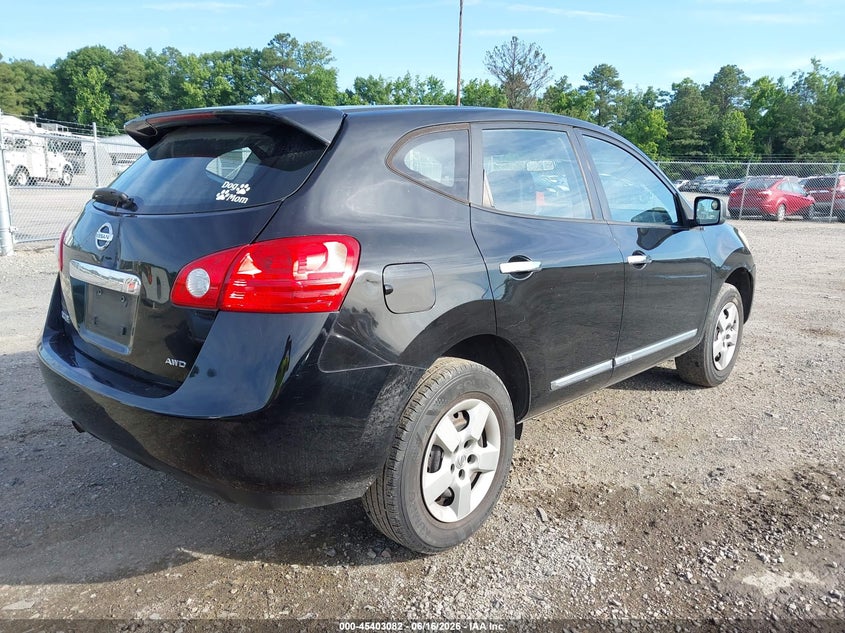 2013 Nissan Rogue VIN JN8AS5MV6DW637614 IAAI salvage auction — NORMAL WEAR, Clear (Virginia), sold $350 on 2026-07-31 (photo 4)
