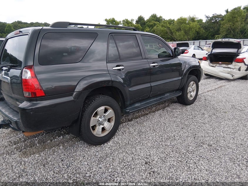 2007 Toyota 4runner VIN JTEZU14R578090943 IAAI salvage auction — LEFT FRONT, Salvage (Alabama), sold $2,850 on 2026-07-09 (photo 4)