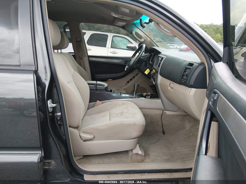 2007 Toyota 4runner VIN JTEZU14R578090943 IAAI salvage auction — LEFT FRONT, Salvage (Alabama), sold $2,850 on 2026-07-09 (photo 5)