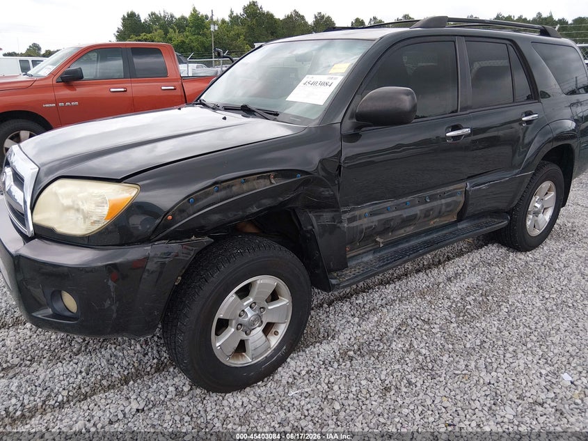 2007 Toyota 4runner VIN JTEZU14R578090943 IAAI salvage auction — LEFT FRONT, Salvage (Alabama), sold $2,850 on 2026-07-09 (photo 6)