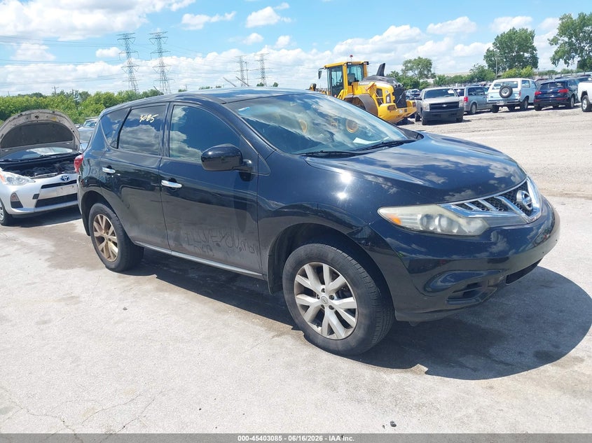2014 Nissan Murano VIN JN8AZ1MW4EW511962 IAAI salvage auction — NORMAL WEAR, Clear (Illinois), sold $450 on 2026-07-29 (photo 1)