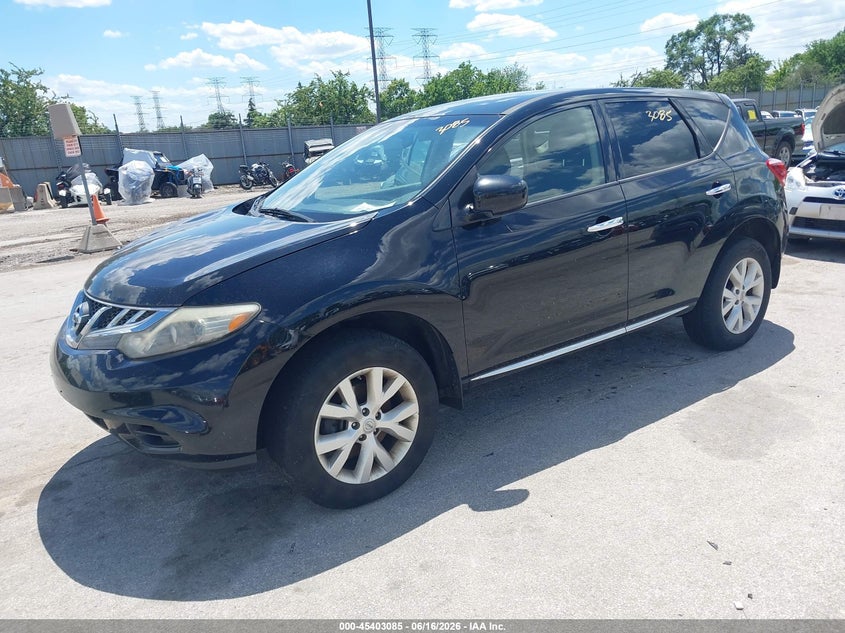 2014 Nissan Murano VIN JN8AZ1MW4EW511962 IAAI salvage auction — NORMAL WEAR, Clear (Illinois), sold $450 on 2026-07-29 (photo 2)