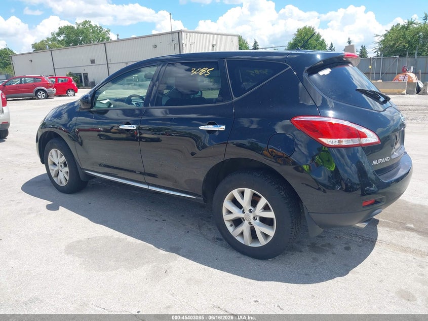 2014 Nissan Murano VIN JN8AZ1MW4EW511962 IAAI salvage auction — NORMAL WEAR, Clear (Illinois), sold $450 on 2026-07-29 (photo 3)