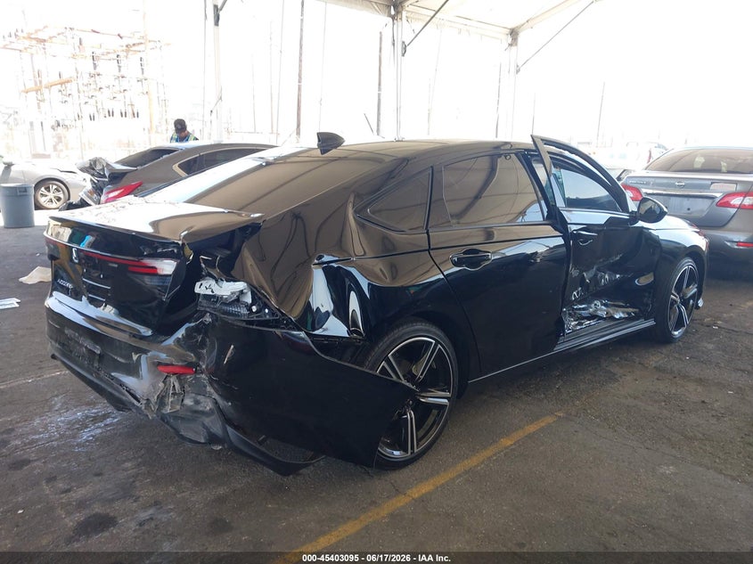 2026 Honda Accord VIN 1HGCY1F43TA024329 IAAI salvage auction — RIGHT SIDE, Salvage (California), sold $8,875 on 2026-07-28 (photo 4)