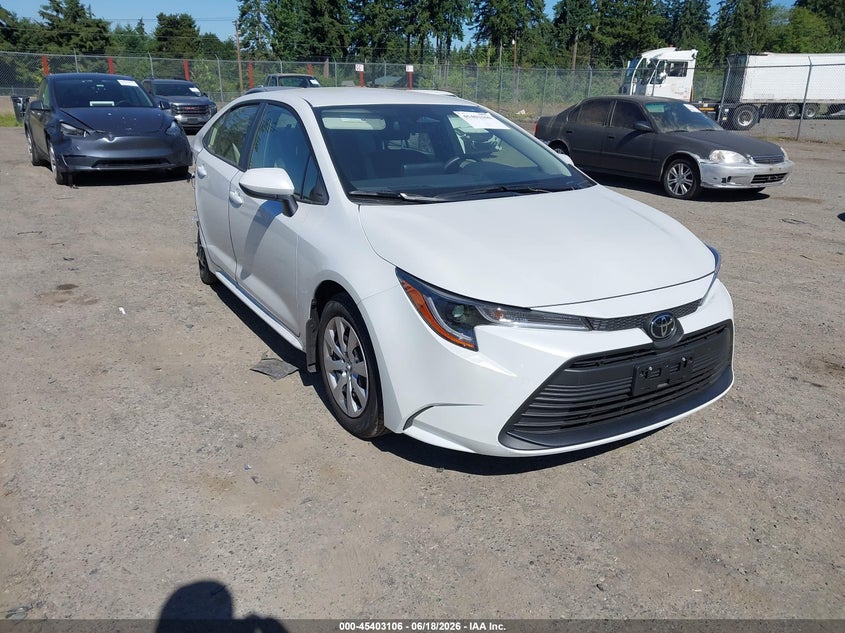 2026 Toyota Corolla VIN JTDB4MEE5T3041056 IAAI salvage auction — REAR END, Salvage Title, sold $5,500 on 2026-07-25 (photo 1)