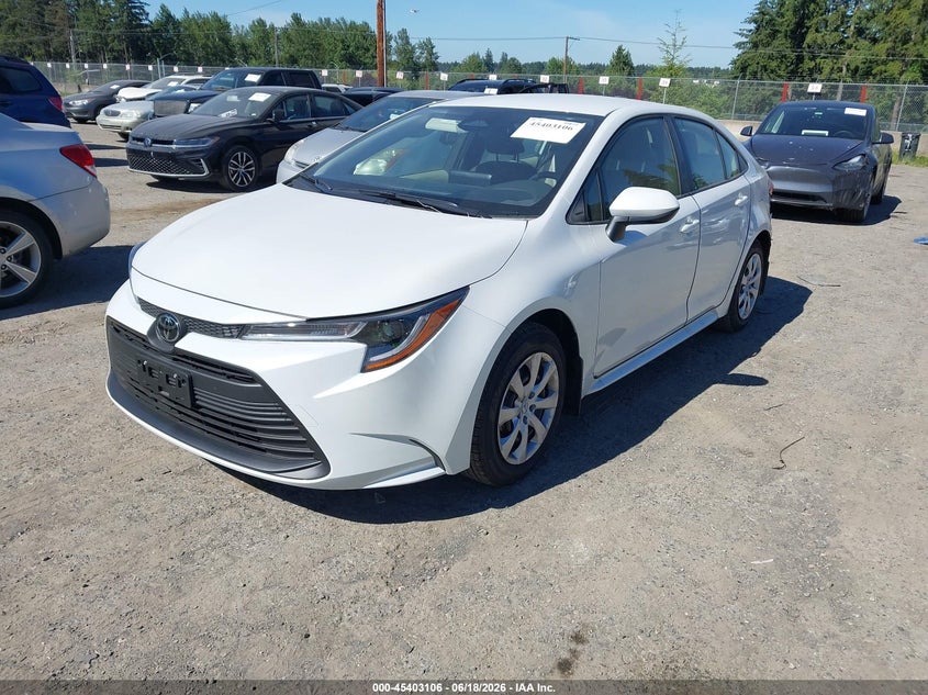 2026 Toyota Corolla VIN JTDB4MEE5T3041056 IAAI salvage auction — REAR END, Salvage Title, sold $5,500 on 2026-07-25 (photo 2)