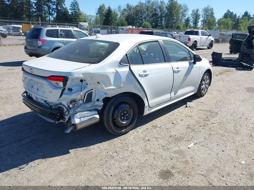 2026 Toyota Corolla VIN JTDB4MEE5T3041056 IAAI salvage auction — REAR END, Salvage Title, sold $5,500 on 2026-07-25 (photo 4)