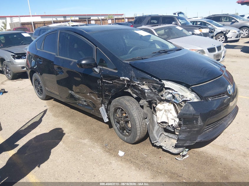 2013 Toyota Prius VIN JTDKN3DUXD5698490 IAAI salvage auction — RIGHT FRONT, Salvage (Colorado), sold $975 on 2026-07-28 (photo 1)