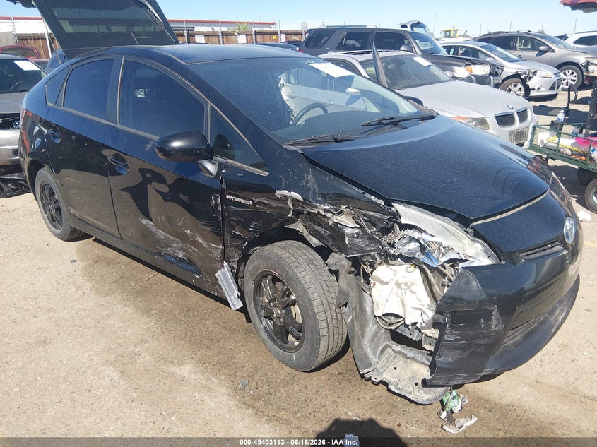 2013 Toyota Prius VIN JTDKN3DUXD5698490 IAAI salvage auction — RIGHT FRONT, Salvage (Colorado), sold $975 on 2026-07-28 (photo 6)
