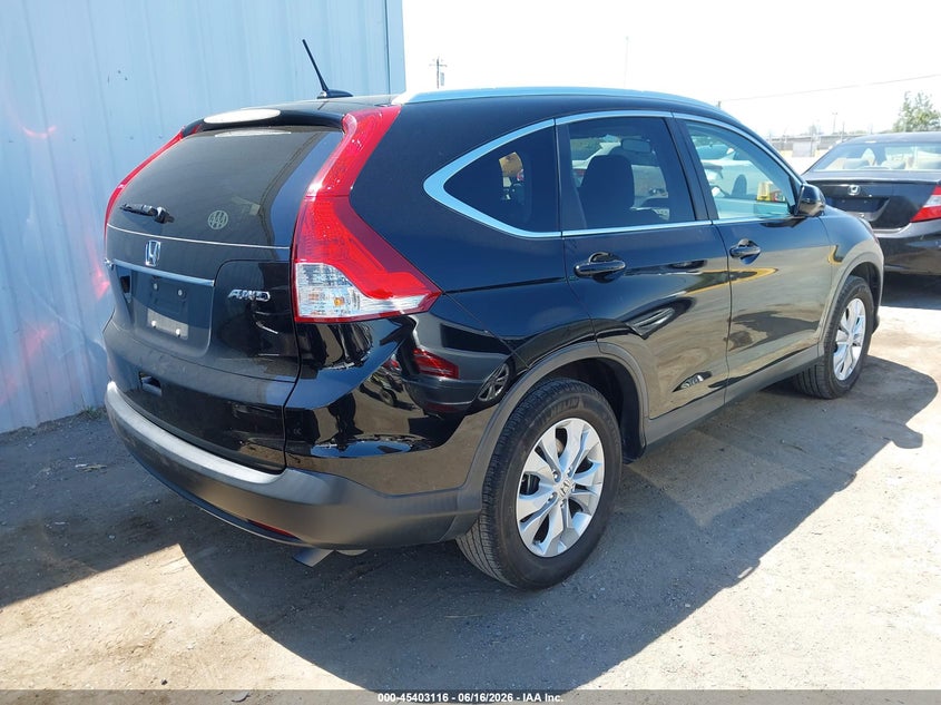2013 Honda Cr-v VIN 5J6RM4H77DL006154 IAAI salvage auction — LEFT SIDE, Salvage (California), sold $4,400 on 2026-07-09 (photo 4)