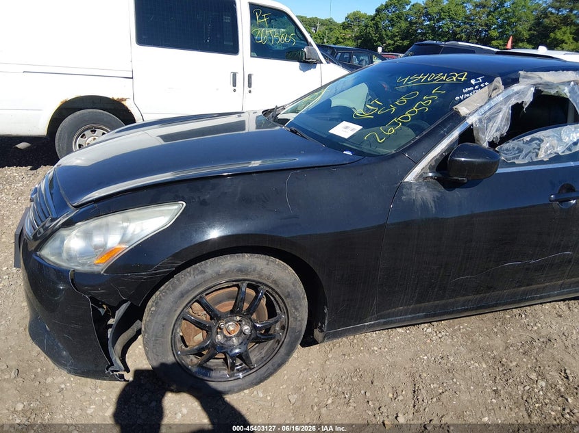 2012 Infiniti G VIN JN1DV6AR1CM730504 IAAI salvage auction — LEFT & RIGHT, Bill Of Sale (New York), sold $425 on 2026-07-14 (photo 6)