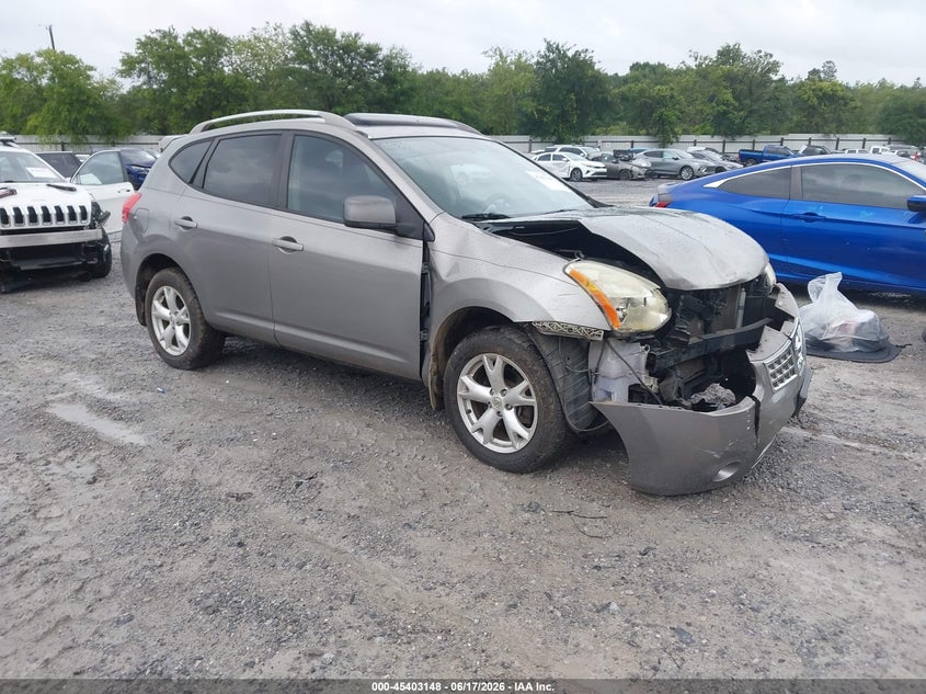 2008 Nissan Rogue VIN JN8AS58T68W016520 IAAI salvage auction — RIGHT FRONT, Rebuildable (Florida), sold $25 on 2026-07-16 (photo 1)