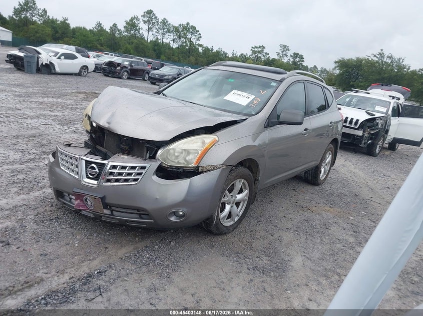 2008 Nissan Rogue VIN JN8AS58T68W016520 IAAI salvage auction — RIGHT FRONT, Rebuildable (Florida), sold $25 on 2026-07-16 (photo 2)
