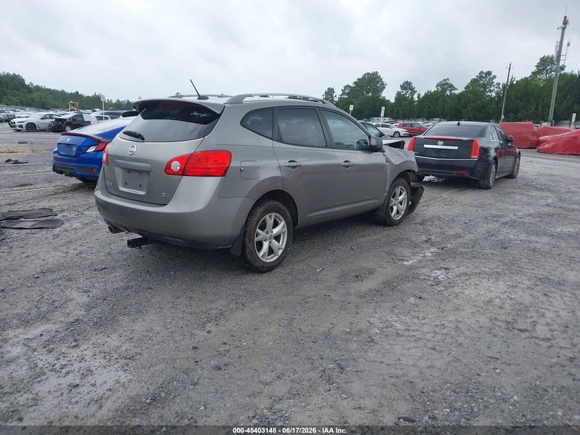2008 Nissan Rogue VIN JN8AS58T68W016520 IAAI salvage auction — RIGHT FRONT, Rebuildable (Florida), sold $25 on 2026-07-16 (photo 4)