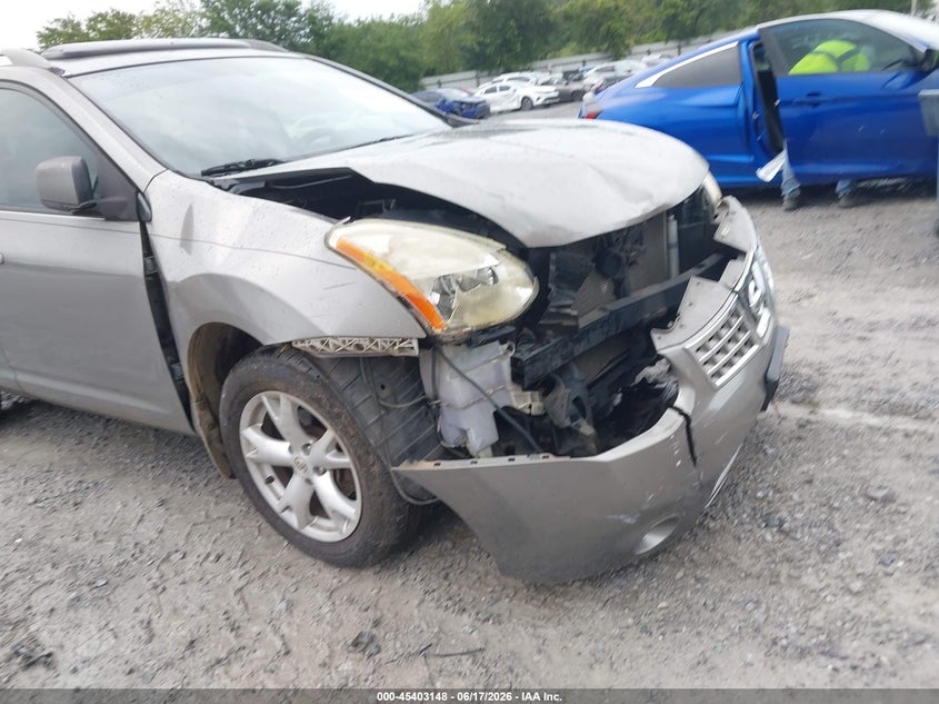 2008 Nissan Rogue VIN JN8AS58T68W016520 IAAI salvage auction — RIGHT FRONT, Rebuildable (Florida), sold $25 on 2026-07-16 (photo 6)