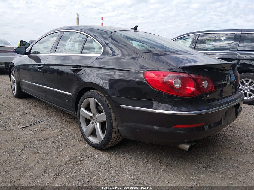 2012 Volkswagen Cc VIN WVWHP7AN8CE523677 IAAI salvage auction — NORMAL WEAR, Clear (Indiana), sold $475 on 2026-07-15 (photo 3)