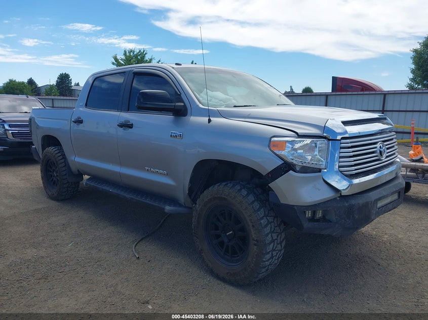 2016 Toyota Tundra VIN 5TFDY5F13GX500839 IAAI salvage auction — LEFT SIDE, Salvage Title, sold $6,200 on 2026-07-28 (photo 1)