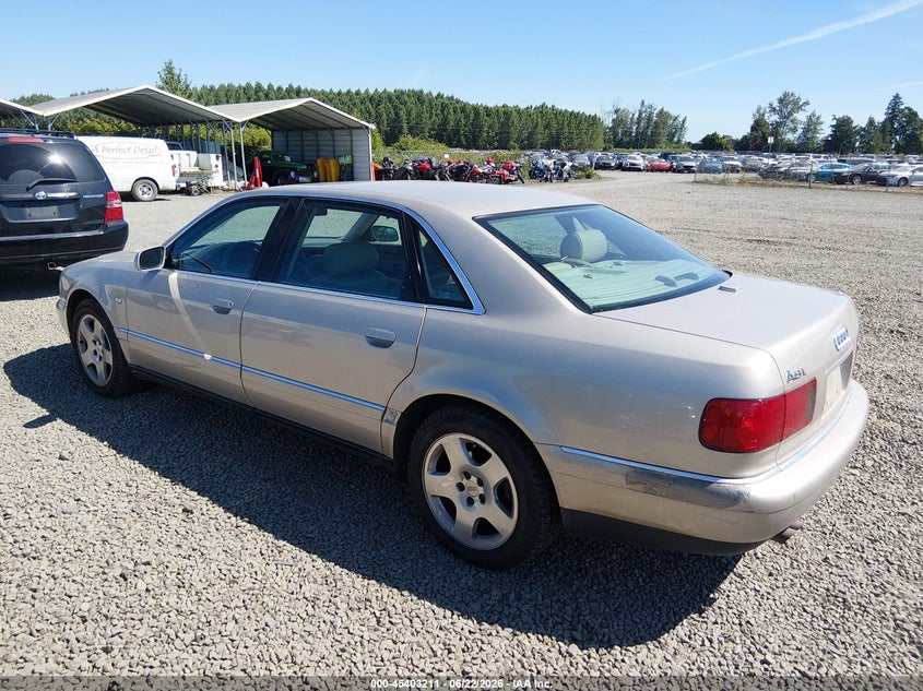 2001 Audi A8 VIN WAUML54D71N002798 IAAI salvage auction — NORMAL WEAR, Clear - Public Restricted (Oregon), sold $775 on 2026-07-20 (photo 3)