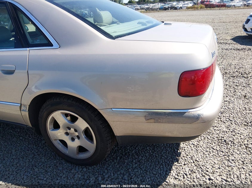 2001 Audi A8 VIN WAUML54D71N002798 IAAI salvage auction — NORMAL WEAR, Clear - Public Restricted (Oregon), sold $775 on 2026-07-20 (photo 6)